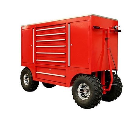 Προσαρμοσμένη υποστήριξη OEM 6 συρτάρια Rolling Tool Chest με υψηλή χωρητικότητα και ανοξείδωτη κορυφή