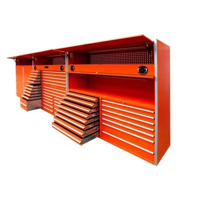 Μεγάλα μεταλλικά εργαλεία Performax με τροχούς προσαρμοσμένη υποστήριξη και αλουμινένιο χερούλι