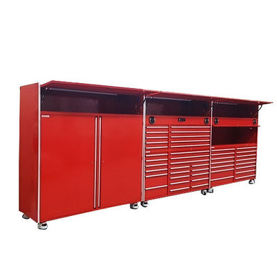 Μεγάλα μεταλλικά εργαλεία Performax με τροχούς προσαρμοσμένη υποστήριξη και αλουμινένιο χερούλι