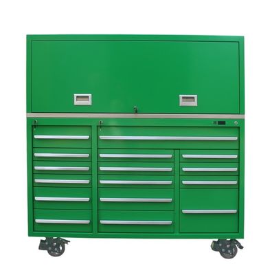 Μαύρο 72 ίντσες εργαλείο θήκη Ατσάλι Rolling Cabinet για την οργάνωση γκαράζ
