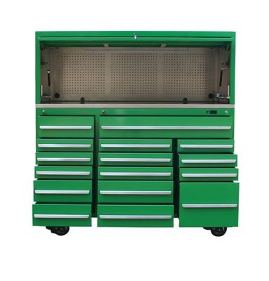 Μαύρο 72 ίντσες εργαλείο θήκη Ατσάλι Rolling Cabinet για την οργάνωση γκαράζ