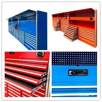 Ατσάλινη χειροπέδες Custom Series συνδυασμός ντουλάπια γκαράζ για τις ανάγκες αποθήκευσης
