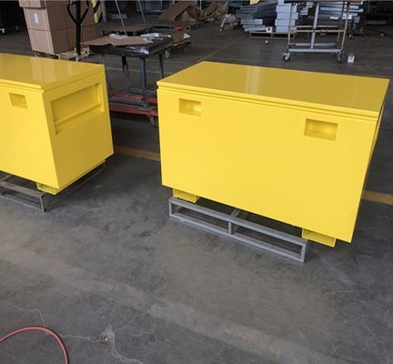 Εργαλειοθήκη βαρέων φορτηγών από χάλυβα για την αποθήκευση μεταλλικών εργαλείων σε σκόνη