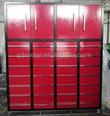 1.0/1.2/1.5mm πάχος LS-28 Metal Tool Cabinet Set για εξατομικευμένο εργαστήριο γκαράζ χρώματος