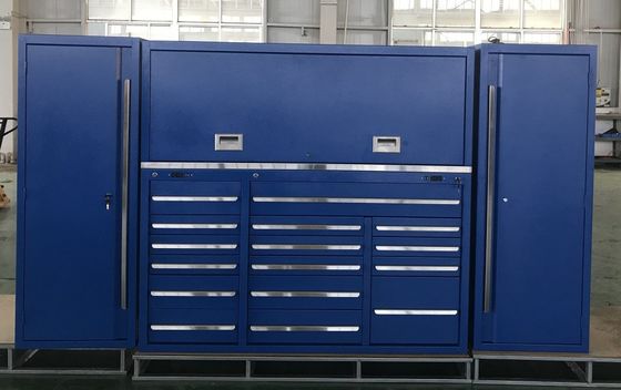 Προσαρμοσμένη υποστήριξη OBM Λαϊκό σύστημα αποθήκευσης γκαράζ με αποθήκευση εργαλείων και τροχούς