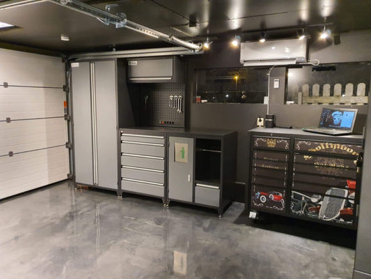 Κλειδωτό κουτί εργαλείων από χάλυβα με κρύο έλαση με συρτάρια και πάχος 1,0 mm 1,2 mm 1,5 mm