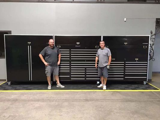 Κλειδωτό κουτί εργαλείων από χάλυβα με κρύο έλαση με συρτάρια και πάχος 1,0 mm 1,2 mm 1,5 mm