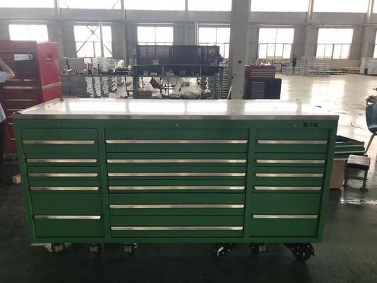 Αποδεκτό OEM ODM 72inch Μεγάλο μεταλλικό εργαλειοστάσιο καρότσι με συρτάρια γκαράζ εργαστήριο