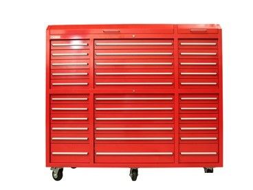 Προσαρμοσμένη υποστήριξη OEM Brown Heavy Duty Metal Garage Cabinets με τροχούς MOQ Ένα σύνολο