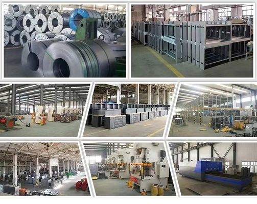 Εργαστήριο Εργασιακό σταθμό Εργασιακό τραπέζι από ανοξείδωτο χάλυβα με προσαρμοσμένη υποστήριξη OBM