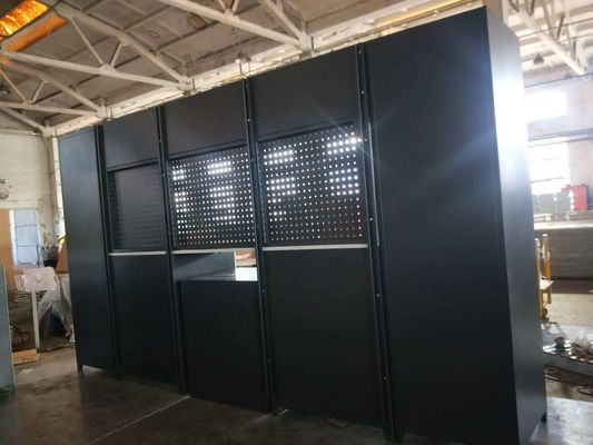 Τελική επικάλυψη με σκόνη 5 συρτάρια Κουτί εργαλείων με χειροπέδες από ανοξείδωτο χάλυβα