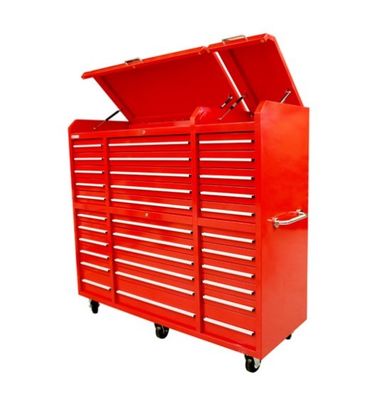 Εργαλεία γκαράζ Μεγάλη Pro Series Racing Pit Tool Chest με τροχούς και λαβή
