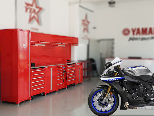 OEM υποστηρίζεται συνδυασμένο ντουλάπι εργαλείων γκαράζ με 5 ίντσες PU Casters Rolling Tool Chest