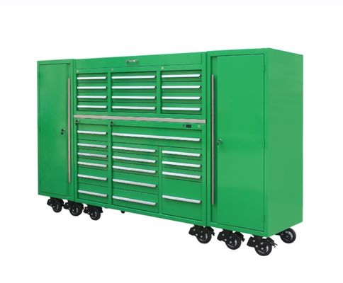 Προσαρμοσμένη υποστήριξη OEM 28 συρτάρι Stainless Steel εργαλειοθήκη για εργαστήριο γκαράζ