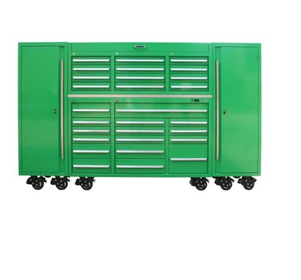 Προσαρμοσμένη υποστήριξη OBM Silver Heavy Duty Metal Workshop Rolling Tool Cabinet με τροχούς
