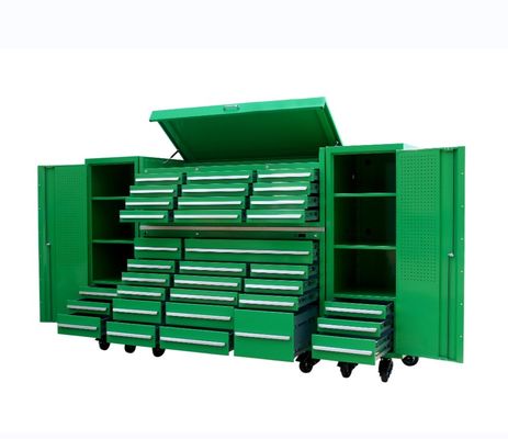 Προσαρμοσμένη υποστήριξη OBM Silver Heavy Duty Metal Workshop Rolling Tool Cabinet με τροχούς