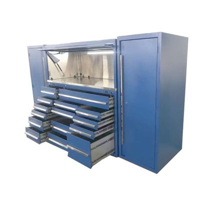 Χάλυβα εργαλεία ντουλάπι με Hutch Modular γκαράζ εργαλεία κιβώτιο και ντουλάπια σε εξατομικευμένο