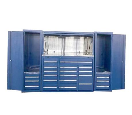 Χάλυβα εργαλεία ντουλάπι με Hutch Modular γκαράζ εργαλεία κιβώτιο και ντουλάπια σε εξατομικευμένο