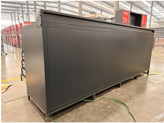 Προσαρμοσμένο βαρύ εργοστάσιο αναδιπλούμενο πάγκο εργασίας με 5 ίντσες PU κυψέλες και κλειδαριά κλειδί