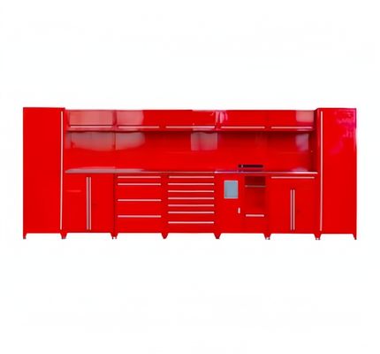 LS-GA005 Προσαρμοσμένο 1.0mm 1.2mm 1.5mm Γκαράζ μεταλλικό εργαλείο ντουλάπι με υποστήριξη ODM