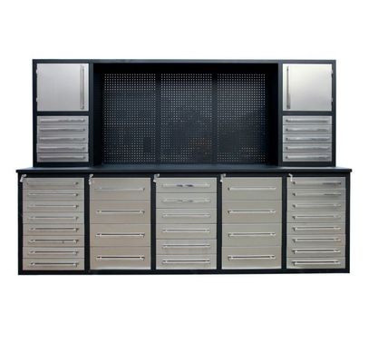 1.0mm 1.2mm 1.5mm Γκαράζ μεταλλικά εργαλεία ντουλάπι LS-2850-40 Top Modern με προαιρετικά χειριστήρια