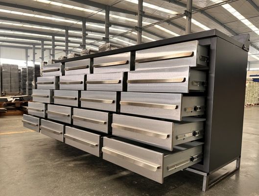 1.0mm 1.2mm 1.5mm Γκαράζ μεταλλικά εργαλεία ντουλάπι LS-2850-40 Top Modern με προαιρετικά χειριστήρια