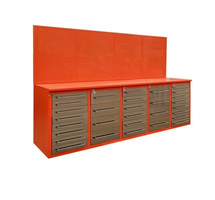 Ζεστό 1.0mm 1.2mm 1.5mm Γκαράζ μεταλλικά εργαλεία ντουλάπι με προαιρετικά λαβήματα LS-2850-30