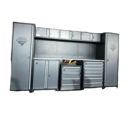 Εργαστήριο εργαλείων ντουλάπι συρτάρι Workbench Ασημένιο κρύο έλασης ατσάλι ντουλάπι με ρόδες