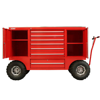 Προσαρμοσμένη υποστήριξη OEM 6 συρτάρια Rolling Tool Chest με υψηλή χωρητικότητα και ανοξείδωτη κορυφή