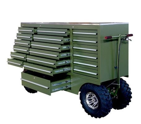 Προσαρμοσμένη υποστήριξη OEM 6 συρτάρια Rolling Tool Chest με υψηλή χωρητικότητα και ανοξείδωτη κορυφή