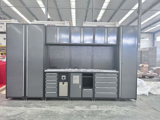 Εργαστήριο Γκαράζ Αποθήκευση Εργαλειοφυλάκιο με Κρατητή Εργαλείου και Κρέμασμα Ομάδα σε καφέ
