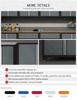 LS-GA003 1.0mm 1.2mm 1.5mm συνδυασμένο εργαλείο ντουλάπι για βολική και οργανωμένη αποθήκευση
