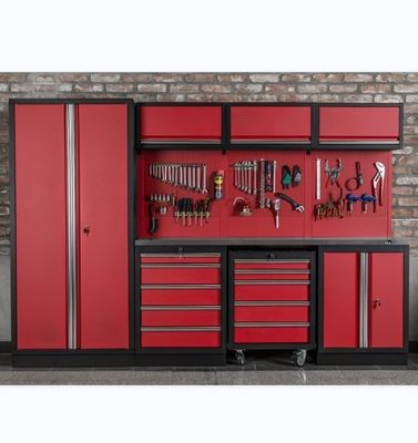 Προσαρμοσμένη υποστήριξη ODM Heavy Duty Steel Tool Box Set για Εργαστήριο Επισκευής Αυτοκινήτων