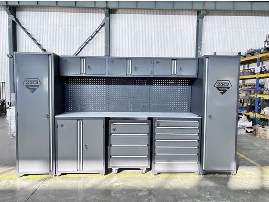 Δικαιούμενο OEM ODM Metal Garage Cabinet με βαρύ εργαστήριο και κασσίτερ
