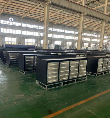 Αποδεκτό OEM ODM Μεταλλικό 10 ft-15 συρτάρι-2door Workbench για Εργαστήριο Επισκευής Αυτοκινήτων