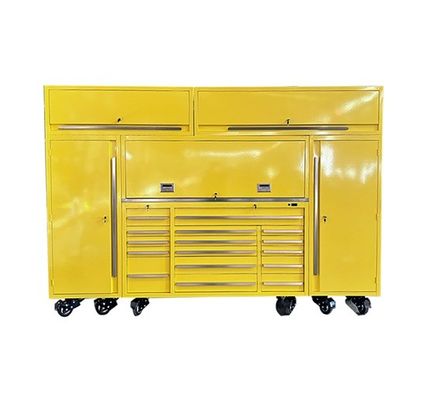 OEM Logo Heavy Duty Rolling Trolley Steel Tool Cart με συρτάρια και κλειδαριά μεταλλικού εργαλείου