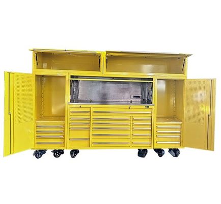 OEM Logo Heavy Duty Rolling Trolley Steel Tool Cart με συρτάρια και κλειδαριά μεταλλικού εργαλείου