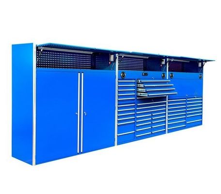 0.8mm-1.50mm πάχος ατσάλινο ντουλάπι για τοίχο τοποθέτηση εργαλεία γκαράζ οργάνωση σε μαύρο