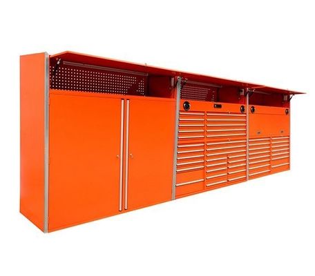 0.8mm-1.50mm πάχος ατσάλινο ντουλάπι για τοίχο τοποθέτηση εργαλεία γκαράζ οργάνωση σε μαύρο