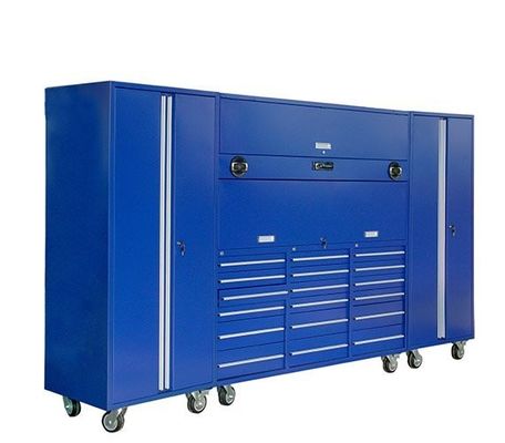 0.8mm-1.50mm πάχος καφέ όρθιο ντουλάπι γκαράζ κυλιόμενο εργαλειοστάσιο για εργαστήριο