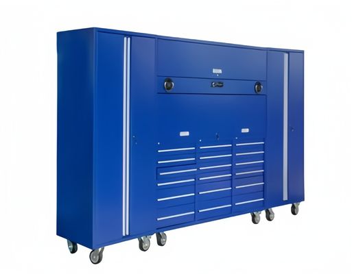 0.8mm-1.50mm πάχος καφέ όρθιο ντουλάπι γκαράζ κυλιόμενο εργαλειοστάσιο για εργαστήριο