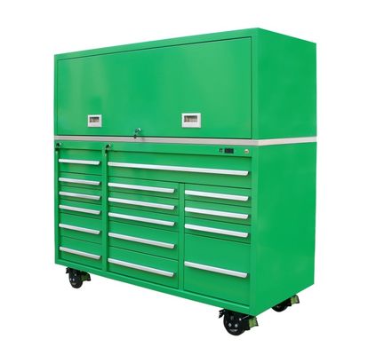 72 Τεχνουργηματικό κιβώτιο Hutch Heavy Duty DIY Εργαλειοθήκη με ρουλεμάνιο ελαστικό και ανθεκτικό μαύρο φινίρισμα