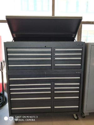 Χάλυβα Powder Coat Finish 19 συρτάρι 72 &quot; βαρύ χάλυβα εργαλείο ντουλάπι για εργαστήριο