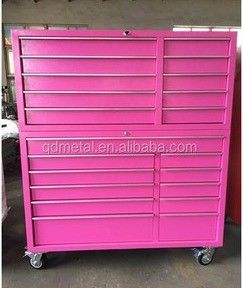 Χάλυβα Powder Coat Finish 19 συρτάρι 72 &quot; βαρύ χάλυβα εργαλείο ντουλάπι για εργαστήριο