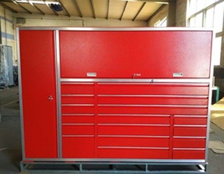 86 ιντσών Μεγάλο μεταλλικό εργαλείο κιβώτιο και ντουλάπι αποθήκευσης για βαριά εργαλεία αποθήκευσης γκαράζ