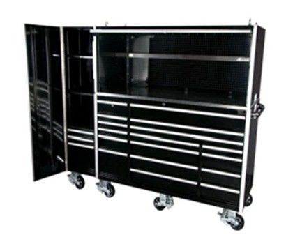 Top Hutch Garage Workshop Storage Rolling Mechanic Wide Tool Chest για επισκευή αυτοκινήτων