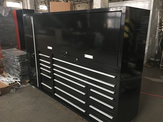 Top Hutch Garage Workshop Storage Rolling Mechanic Wide Tool Chest για επισκευή αυτοκινήτων
