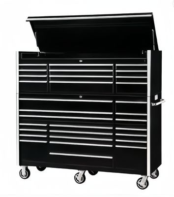 Χάλυβα Powder Coat Assembly Tool Box με τροχόσπιτο 55 ιντσών από ανοξείδωτο χάλυβα εργαλείο θήκη
